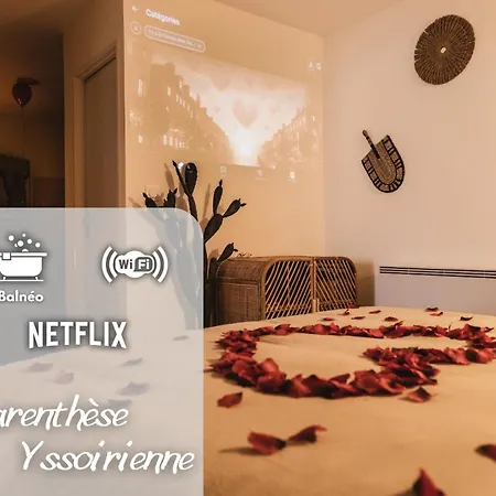 Апартаменты La Parenthese Yssoirienne - Balneo - Videoprojecteur *