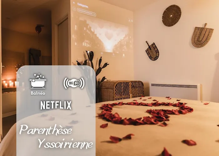 Апартаменты La Parenthese Yssoirienne - Balneo - Videoprojecteur *